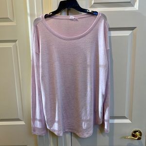 Gap Pale Pink Long Sleeve Top